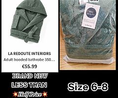 Bathrobe size 6-8 ᏴᎡᎪΝᎠ ΝᎬᏔ LESS THAN 