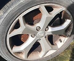 225/45 R17 5x108 ford alloys