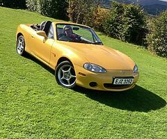 Irish reg Mazda MX5