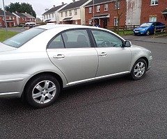 Toyota avensis nct taxd 10 22 tax 8 22 good clean straight driving car with prombles please inbox me