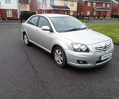 Toyota avensis nct taxd 10 22 tax 8 22 good clean straight driving car with prombles please inbox me