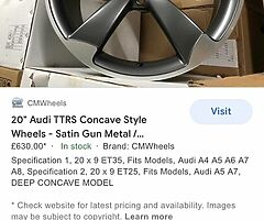 Ttrs wanted 20” (MUST BE DEEP CONCAVE)