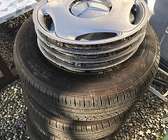 Mercedes W210 wheels and caps free to take away