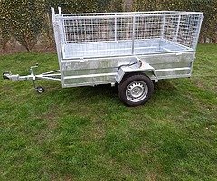 7 x 4 galvanised trailer.