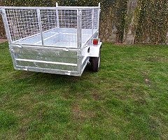 7 x 4 galvanised trailer. - Image 5/10