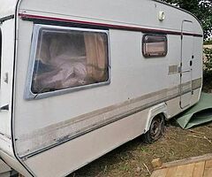 Caravan and sprinter van to make capervan conversion