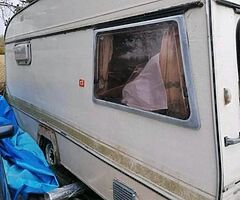Caravan and sprinter van to make capervan conversion