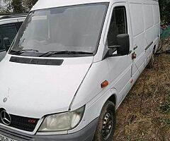 Caravan and sprinter van to make capervan conversion