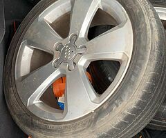 Audi stamped alloys