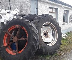 Duel  wheels suite Massey Ferguson tractor 16.9R38 and 20.8R38 or nearest offer for the lot