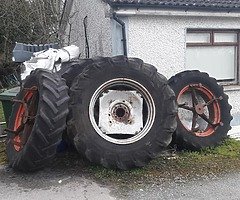 Duel  wheels suite Massey Ferguson tractor 16.9R38 and 20.8R38 or nearest offer for the lot