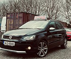 VOLKSWAGON CROSS POLO 2014 BLACK  AUTOMATIC 1.2 TSI