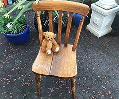 Vintage pine chairs