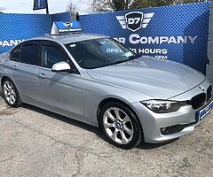BMW 320D 2012 4DR BEAUTIFUL SILVER METALLIC//FULL BLACK LEATHER //NCT 1/23 IMMACULATE CONDITION