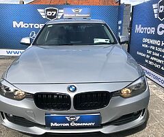 BMW 320D 2012 4DR BEAUTIFUL SILVER METALLIC//FULL BLACK LEATHER //NCT 1/23 IMMACULATE CONDITION