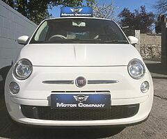 2014 WHITE FIAT 500 UNDER 1.0 LITRE AUTOMATIC LOW KLMS NEW NCT 12/22