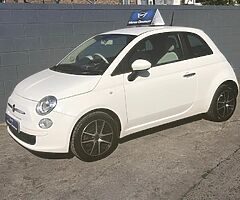 2014 WHITE FIAT 500 UNDER 1.0 LITRE AUTOMATIC LOW KLMS NEW NCT 12/22