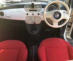 2014 WHITE FIAT 500 UNDER 1.0 LITRE AUTOMATIC LOW KLMS NEW NCT 12/22 - Image 6/10