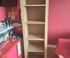 Book shelf storage