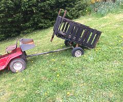 Ride on mower and trailer - Image 7/10