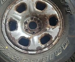 New Bridgestone wheel and tyre