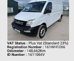 2016 LDV V80 VAN