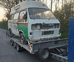1985-86 vw t25 camper in need of full restoration