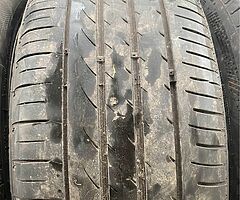 4x 245/45/18 tyres all 80%