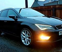2014 SEAT LEON FR ST TOURER TECHNOLOGY PACK 2.0 TDI 150BHP 6-SPEED £20 12 MONTH TAX