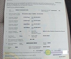 E-class, 178 000 miles, full service record, brand new NCT 07/20, TAX 06/19 - Image 9/9