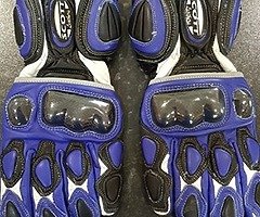 Scott leathers motorbike gloves