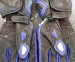 Scott leathers motorbike gloves