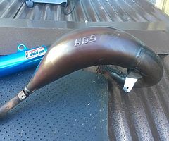 Yz125 exhaust system