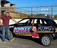 CARAVAN DEMOLITION DERBY/BANGER RACING INCLUDING DONKEY262 TODAY