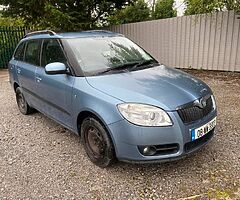 2008 Skoda Fabia 1.2 .Only 99 k mls .Tax only 280euro .2 previous owners 
No NCT OR TAX .1600e