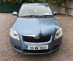 2008 Skoda Fabia 1.2 .Only 99 k mls .Tax only 280euro .2 previous owners 
No NCT OR TAX .1600e