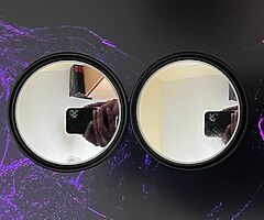 2 Pcs Car Round Frame Spot Mirror - Image 4/10