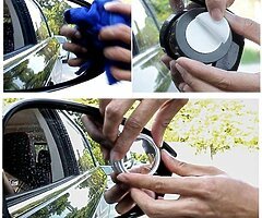 2 Pcs Car Round Frame Spot Mirror - Image 3/10