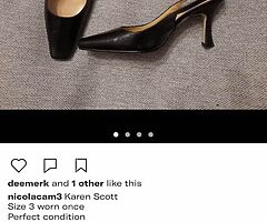 Size 3 shoes new or worn once
