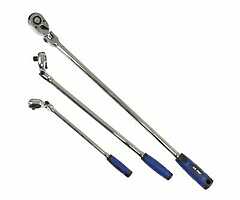 BRAND NEW 3PCS EXTRA LONG FLEXIBLE RACHETS
