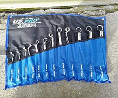 BRAND NEW DOUBLE OFFSET RING SPANNER SET