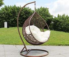 EGG SWING CHAIRS + XXL CUSHIONS - DELIVERY 