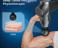 86£ Massage Gun Deep Tissue,30 Speeds Powerful Percussion Muscle Massager,2500mah