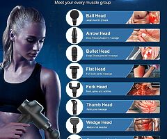 86£ Massage Gun Deep Tissue,30 Speeds Powerful Percussion Muscle Massager,2500mah - Image 5/7