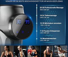 86£ Massage Gun Deep Tissue,30 Speeds Powerful Percussion Muscle Massager,2500mah - Image 6/7