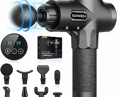86£ Massage Gun Deep Tissue,30 Speeds Powerful Percussion Muscle Massager,2500mah - Image 7/7