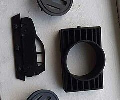 3d printed car and garage parts