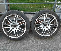 18" RS4 5x112 Alloys