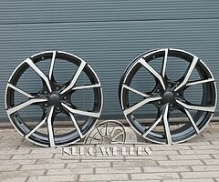 VW Estoril style alloy wheels 5x112 - Image 4/8