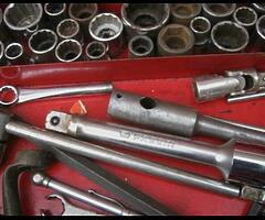 Snap on tools box with Tools￼